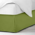 thumbnail image 1 of Full Size Pleated Bed Skirt (54" x 75") with 14" Ideal Drop, Wrinkle Free & Soft 100% Microfiber Polyester, Stylish Pleated Bed Valances - Sage Solid., 1 of 5