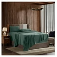 thumbnail image 1 of Full Size Sheet Sets - 4 Piece Full Size Sheets, Deep Pocket, Hotel Luxury, Extra Soft, Breathable and Cooling, Forest Green Sheets for Full Size Mattress, 1 of 9