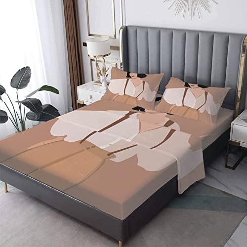 Full Size Sheet Sets Deep Pocket Boho Bedding Set 4 Piece Girl