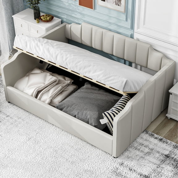 Full Size - Solid Frame for Long - term Use - Bedroom Decoration - Durable and Attractive Daybed