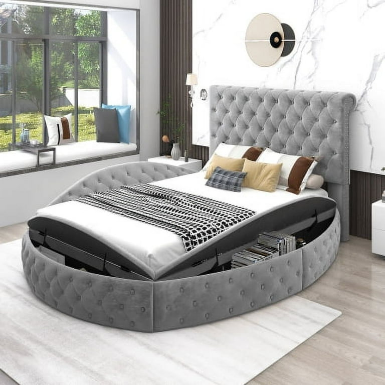 Bed round shape discount
