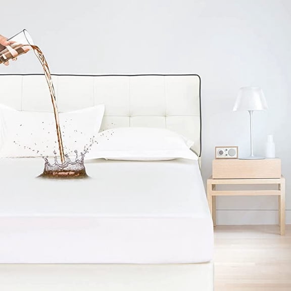 Full Size Waterproof Mattress Protector,Ultra-Soft Smooth Breathable Mattress Cover
