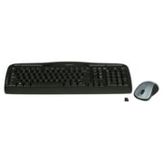 Logitech Full Size Wireless Combo Adjustable Tilt Bluetooth Computer Keyboard & Mouse Type Set, Black, 1 Pack