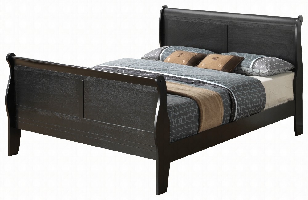King Size Solid Wood Platform Bed Frame No Box Spring for Master Bedroom
