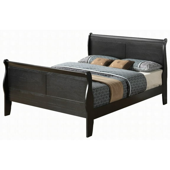 King Size Solid Wood Platform Bed Frame No Box Spring for Master Bedroom