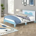thumbnail image 1 of Full Size Wooden Bow Bed Perfect For Your Little One'S Bedroom, 1 of 7