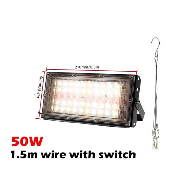 Full Spectrum 380-840nm Sunlight Growth Light LED Plant Grow Light Indoor greenhouse ,Easy to Operate