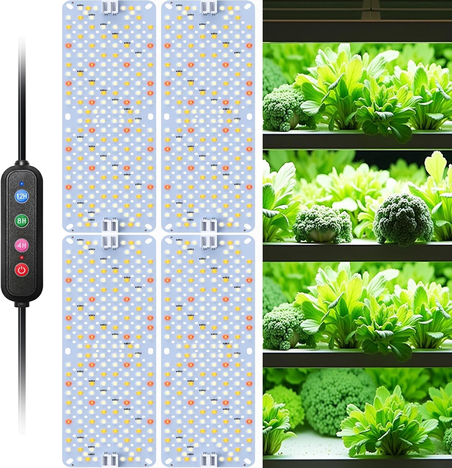 Full Spectrum 768 LEDs Grow Lights, Plant Grow Lights for Indoor Plants ...