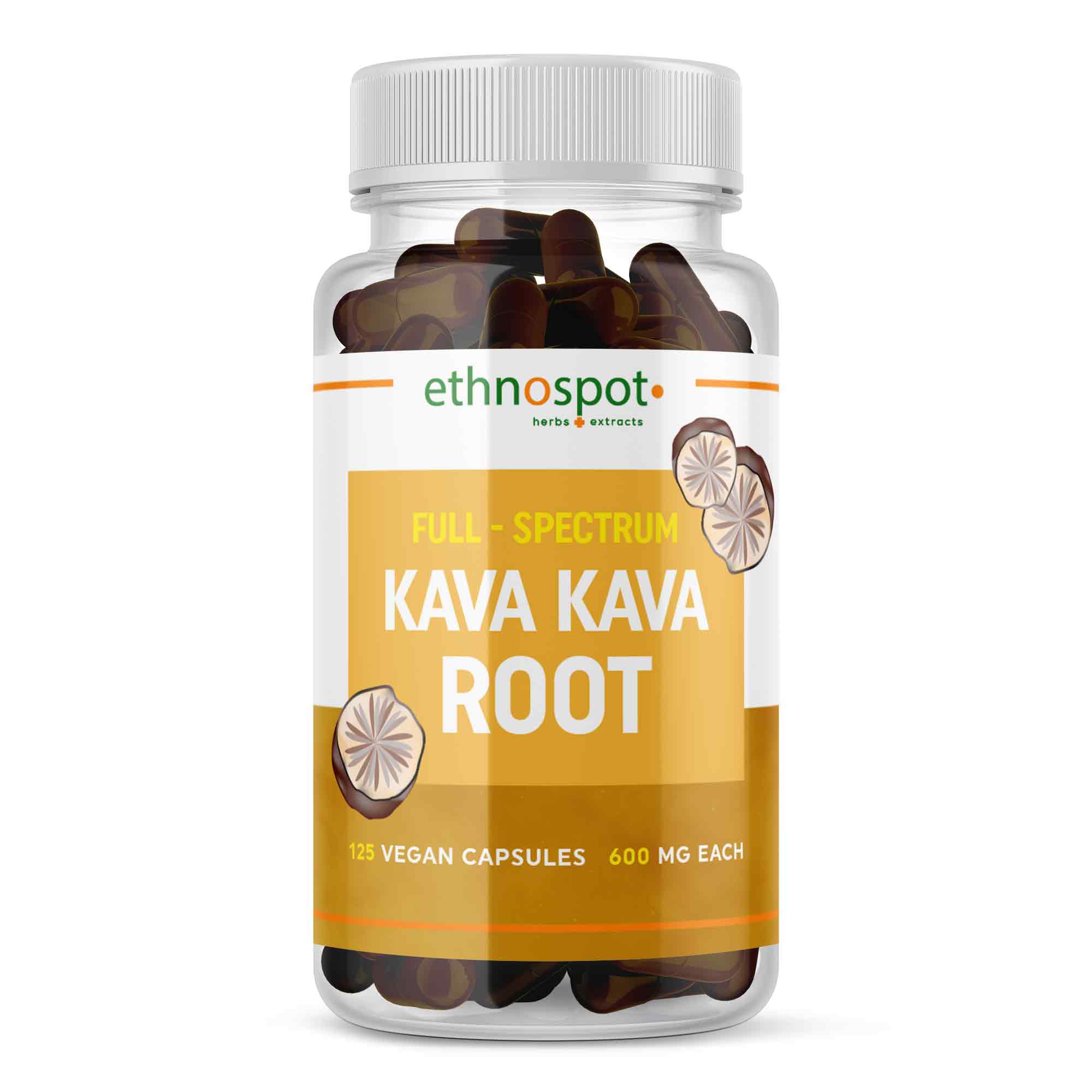 Natural Balance Kava Kava Root Vegetarian Capsules, 60 CT