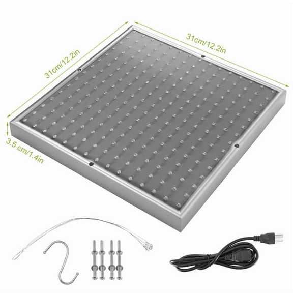 Full Spectrum LED Grow Light 225 LEDs, 15W Hanging Plant Light for Indoor Plants Bonsai,Herbs,Vegetables, Energy-Saving