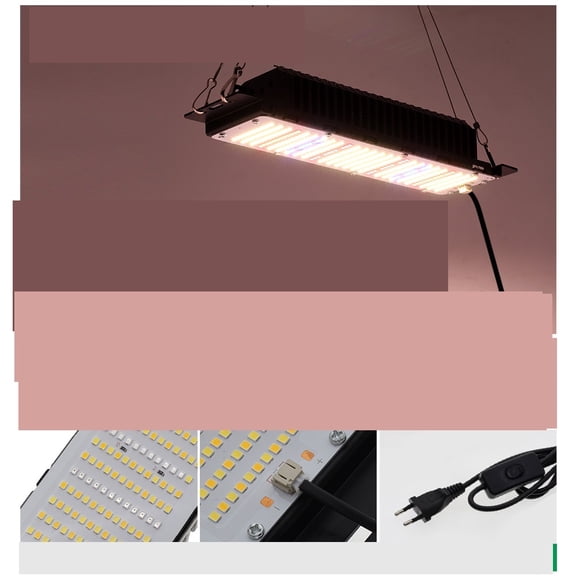 Full Spectrum LED Grow Light for Plants Tent Greenhouse LED Growing Lamp with Adapter ,Easy Installation
