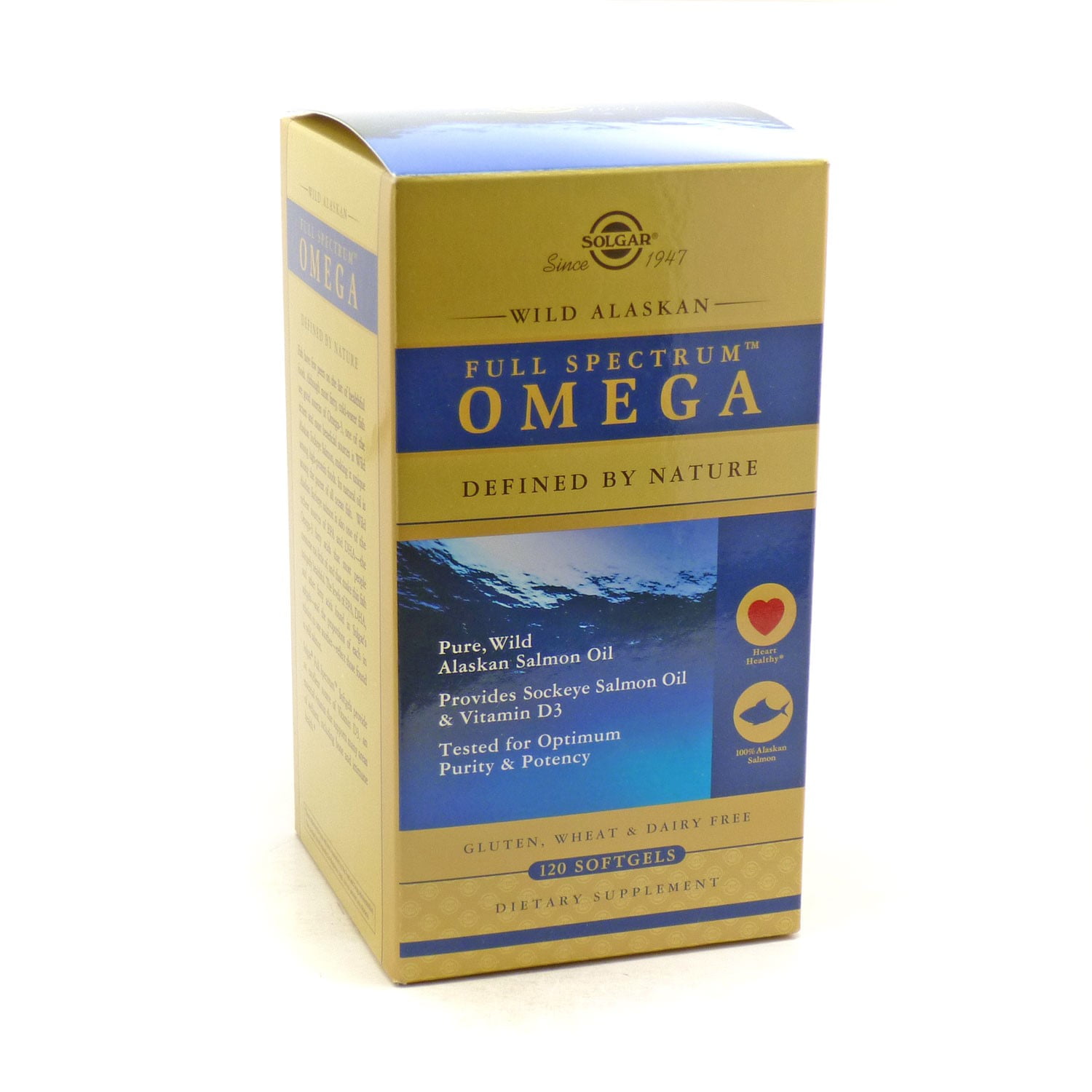 Solgar Wild Alaskan Full Spectrum Omega 120 Softgels - Walmart Business ...