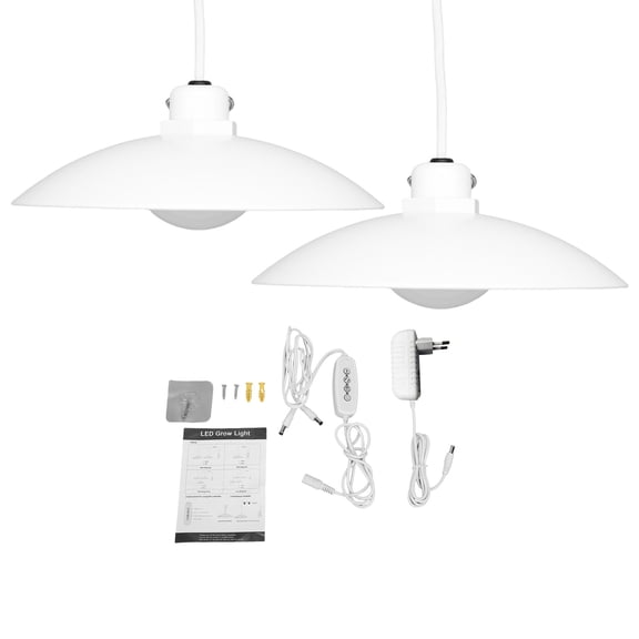 Full Spectrum Plant Lights Full Hanging Grow Lights Pendant Plant Lights Full Spectrum Ceiling Grow Lights with Timer and Power Cord