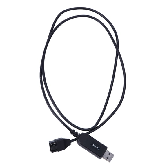 Full Speed 12V/5V Voltage USB to 4Pin PC Fan Sleeved Power Adapter Cable Usb A Male/Small 4pin 30/50/100CM