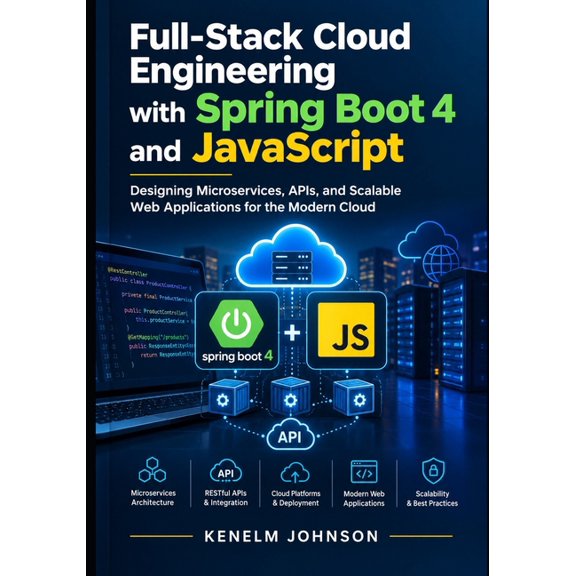 Full-Stack Cloud Engineering with Spring boot 4 and JavaScript: Designing Microservices, APIs, and Scalable Web Applicat, (Paperback)