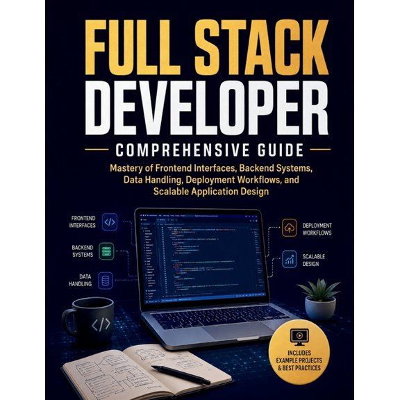 Full Stack Developer Comprehensive Guide: Mastery of Frontend Interfaces, Backend Systems, Data Handling, Deployment Wor, (Paperback)