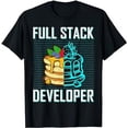 thumbnail image 1 of Full Stack Developer Funny Programming Computer T-Shirt, 1 of 5
