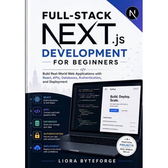 Full-Stack Next.js Development for Beginners: Build Real-World Web Applications with React, APIs, Databases, Authenticat, (Paperback)