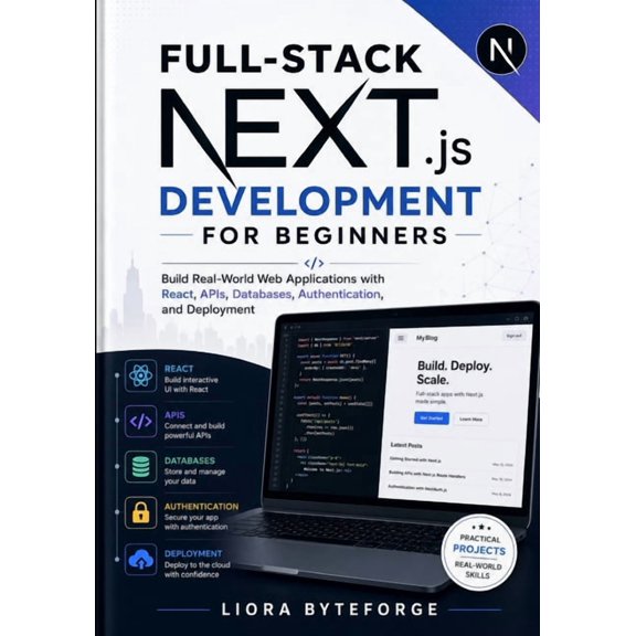 Full-Stack Next.js Development for Beginners: Build Real-World Web Applications with React, APIs, Databases, Authenticat, (Paperback)