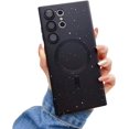thumbnail image 1 of Full Star Magnetic Charging Phone case, Starry, Multi-Colour Options, Silicone Material, for Samsung Galaxy S23 S22 S21 S20 Ultra Plus FE Note20 Note10 Phone Case (Black,Note20 Ultra), 1 of 8