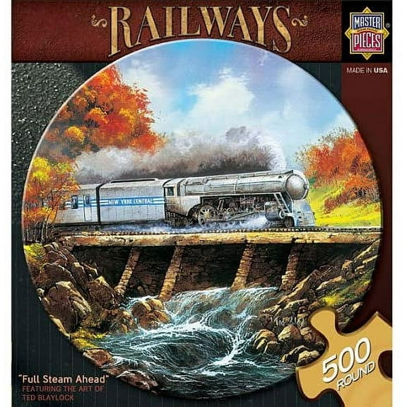 Full Steam Ahead Train Puzzle 500 Pieces