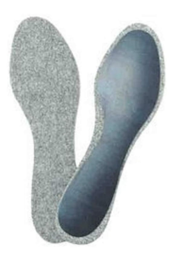 Full Steel Insoles Men's 9 - Protective Steel Plate Shoe Inserts - Durable Safety Footwear Accessories - Work Boots Support - Size 9 Black