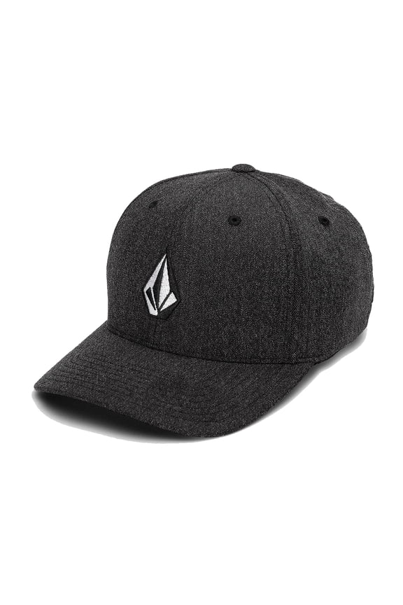 Full Stone Heather Flexfit Curved Peak Cap [Charcoal Heather]