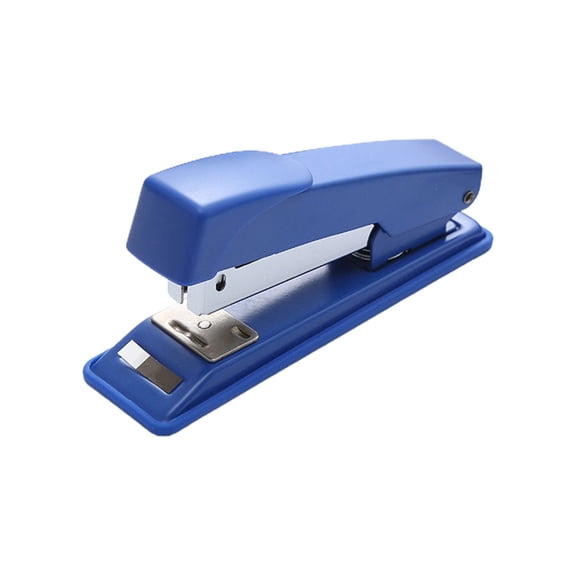 Full Strip Stapler with 180 Degree Opening for Crafting and Bulletin Board Use, 20 Sheet Capacity, Metal Design (Blue)