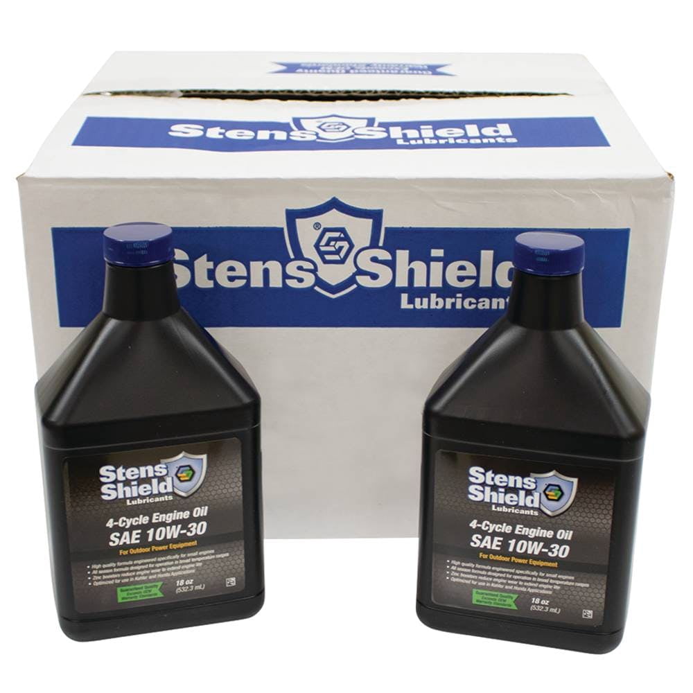 Full Synthetic 4-Cycle Engine Oil SAE 10W-30, Twelve 18 oz. bottles
