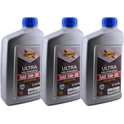 Full Synthetic Motor Oil SAE 5W-30   Sunoco Ultra   dexos1 Gen3 Approved   API SQ/ILSAC GF-7A   1 Quart Pack of 3