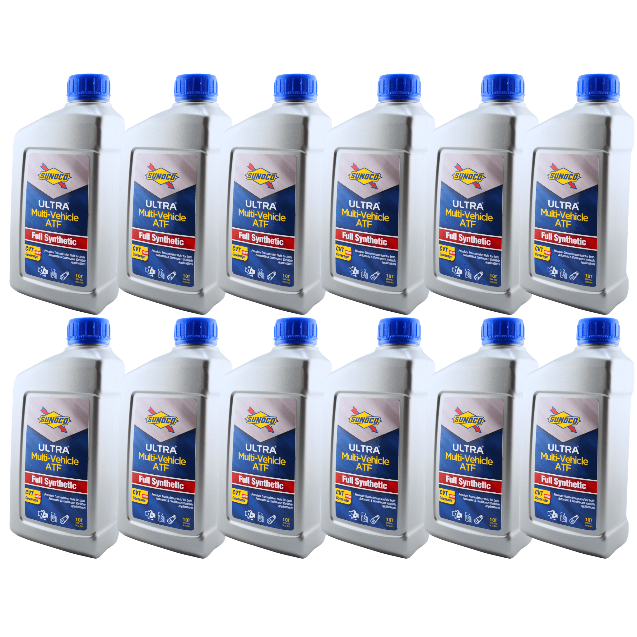 Full Synthetic Multi-Vehicle Automatic Transmission Fluid – Sunoco Ultra ATF – CVT Compatible – 1 Quart (Case of 12)