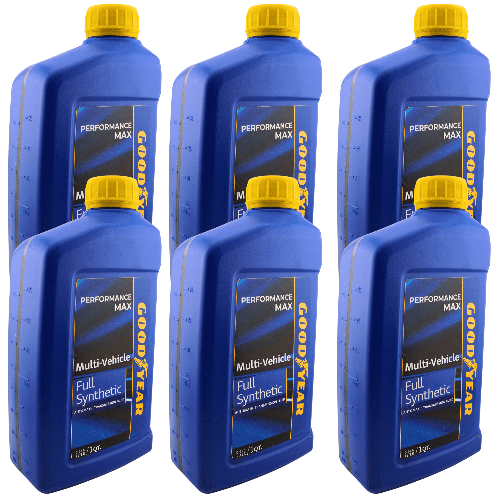 Full Synthetic Multi-Vehicle/Universal Automatic Transmission Fluid Performance Max – 1 Quart (Pack of 6)