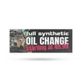 thumbnail image 1 of Full Synthetic Oil Change Vinyl Decal 12 Inch x 5 Inch Weatherproof Heavy-Duty Adhesive Backing | Professional Auto Service, Reliable Mechanics, Affordable Pricing | Made in USA, 1 of 6