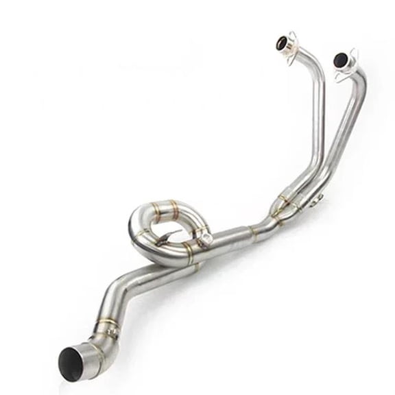 Full System Exhaust Pipe Motorcycle Exhaust Muffler Front Middle Link Pipe For Yamaha R25 R3 MT03 MT-03 2014-2021