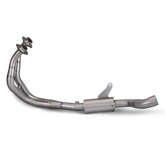 Full Systems Motorcycle Exhaust Silencer Modify Front Link Pipe Fits 51mm Muffler For Yamaha R7 YZF R7 2021-2023