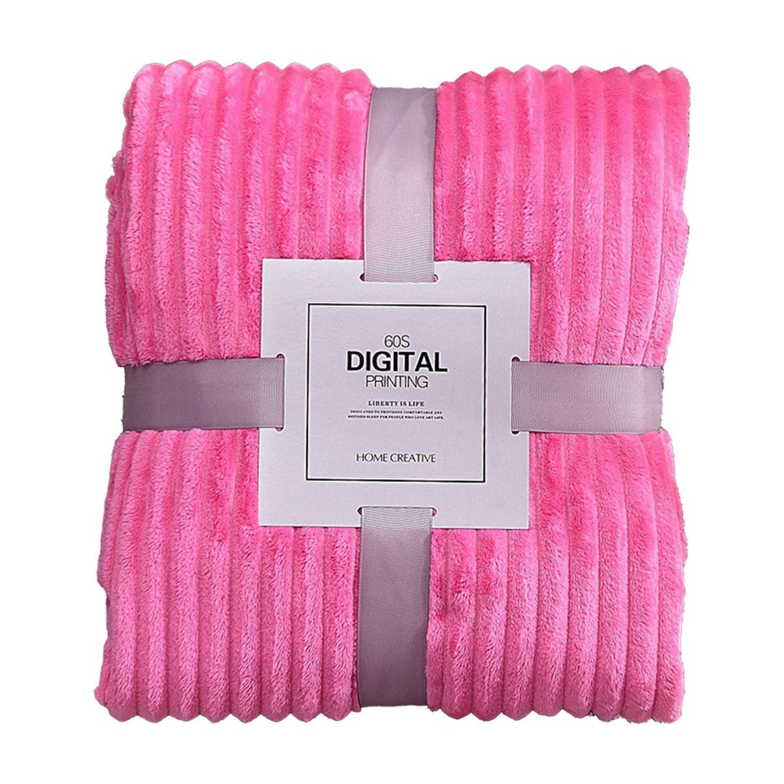 Full Thermal Blanket Blanket H Couch Throw Plush Twin Blanket Aubergine