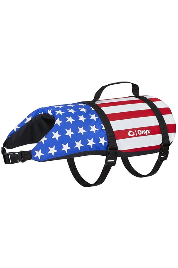 157000-999-030-19 Nylon Pet Vest - Medium (30-60 lbs.), Stars & Stripes
