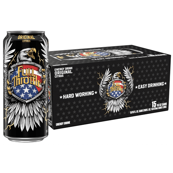 Full Throttle Citrus 15 Pack - 16 Fl Oz