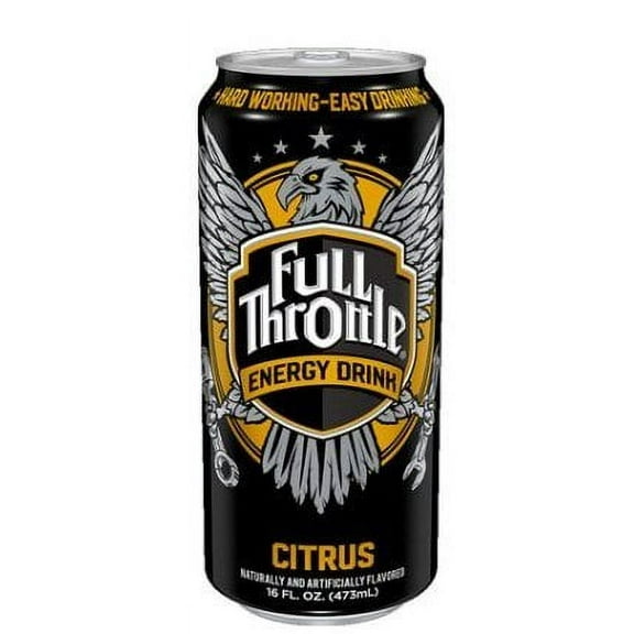 Full Throttle Energy Drink Citrus, 16 oz. Cans (Pack of 16)