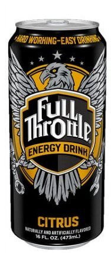 Full Throttle Energy Drink Citrus 16 Oz Cans Pack Of 16 Walmart