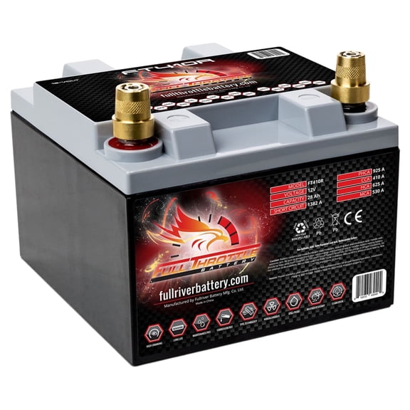 Full Throttle FT410L Group BTX30L AGM Battery