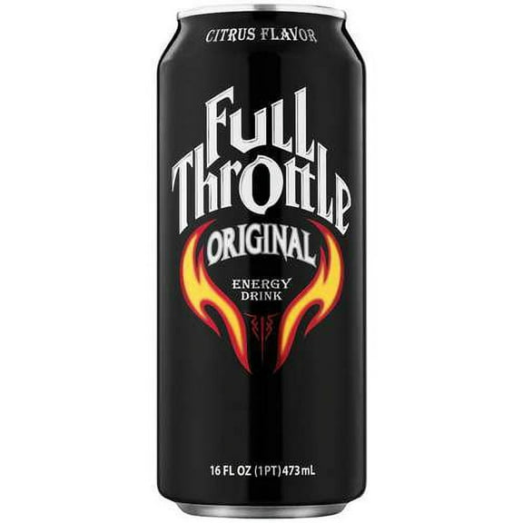Full Throttle Full Citrus Flavor Energy Drink, 16 Fl. Oz.