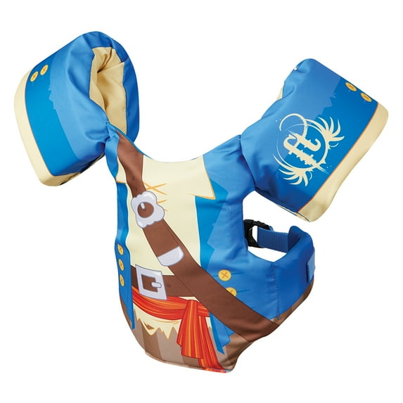 Full Throttle 104400-500-001-18 Child Little Dippers Vest- Pirate, Blue