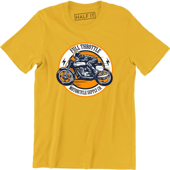 Full Throttle Motorcycle Supply Co. Spirit Freedom Motorcycle Bike Ride Mens T-Shirt