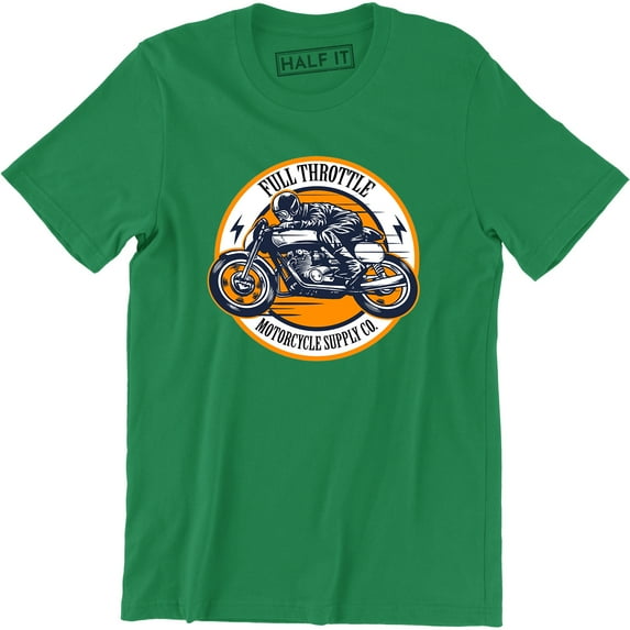 Full Throttle Motorcycle Supply Co. Spirit Freedom Motorcycle Bike Ride Mens T-Shirt
