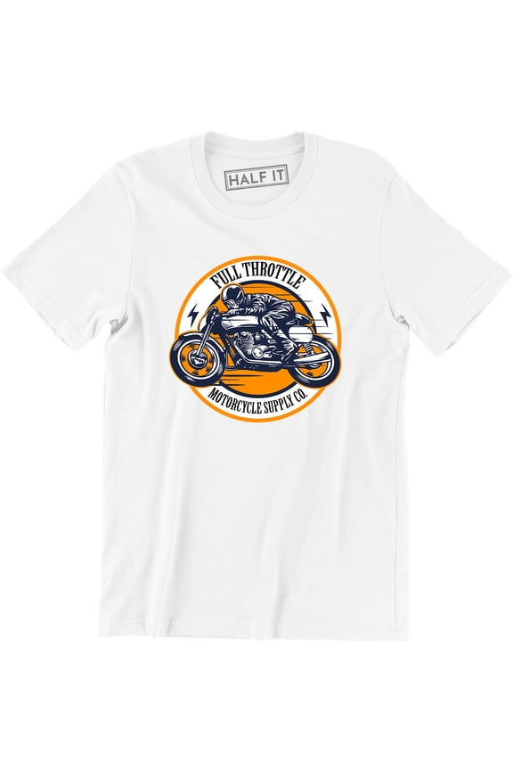 Full Throttle Motorcycle Supply Co. Spirit Freedom Motorcycle Bike Ride Mens T-Shirt