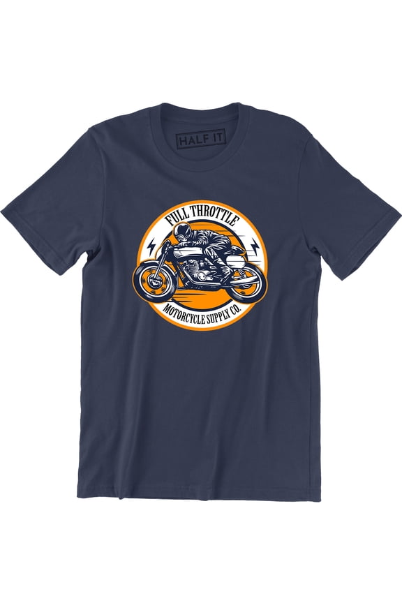 Full Throttle Motorcycle Supply Co. Spirit Freedom Motorcycle Bike Ride Mens T-Shirt