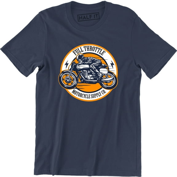 Full Throttle Motorcycle Supply Co. Spirit Freedom Motorcycle Bike Ride Mens T-Shirt