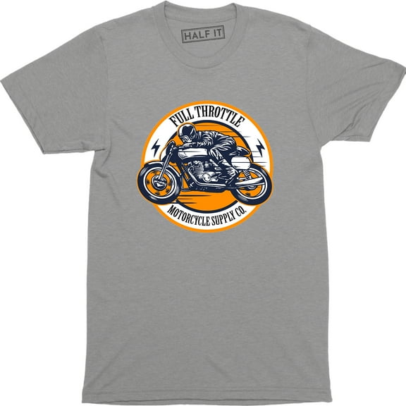 Full Throttle Motorcycle Supply Co. Spirit Freedom Motorcycle Bike Ride Mens T-Shirt