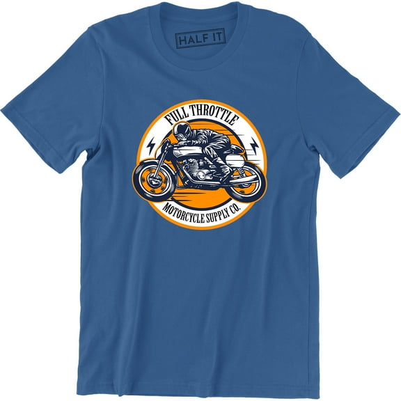 Full Throttle Motorcycle Supply Co. Spirit Freedom Motorcycle Bike Ride Mens T-Shirt